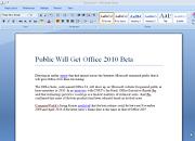 Office 2010 beta